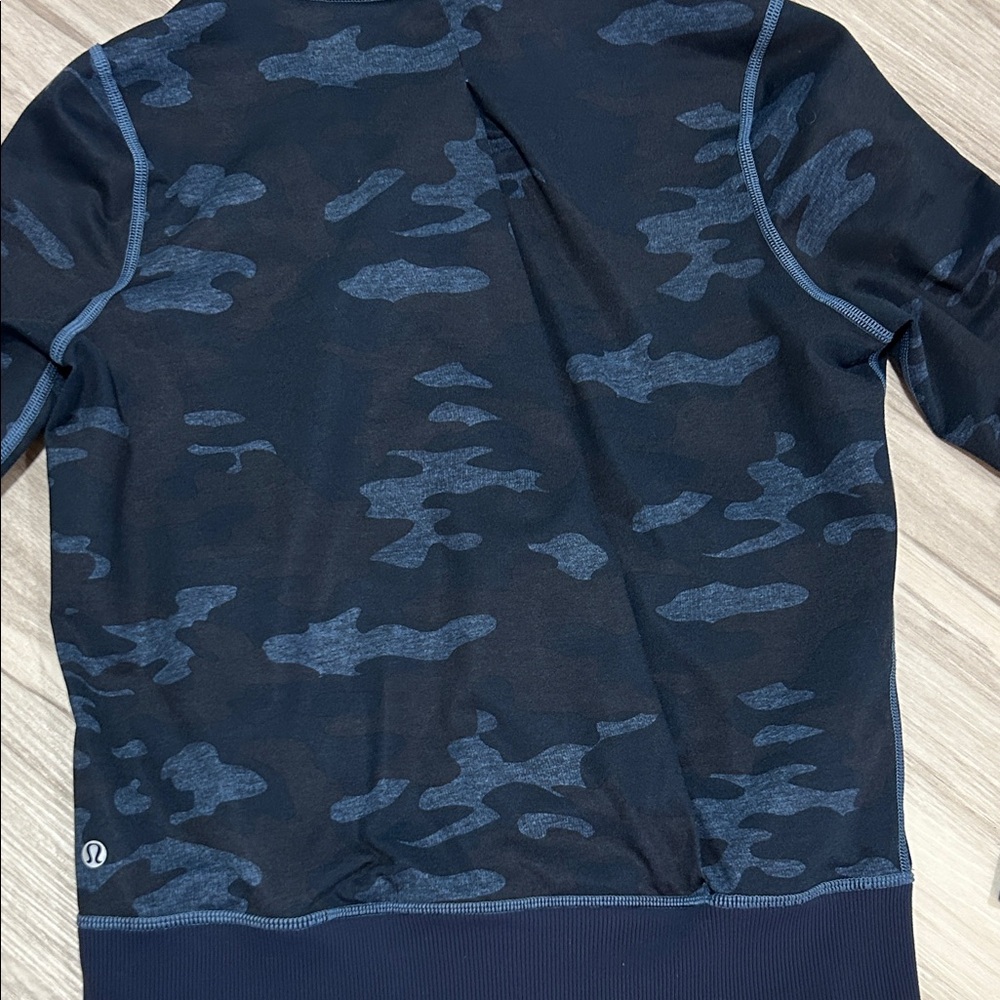 Lululemon Namaskar Blue Camo Zip-Up Hoodie - Picture 7 of 7